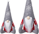 Figurka Lean Toys Świąteczny skrzat szaro-czerwony 32 cm (14391) (5905991031673) - obraz 2