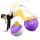 М'яч для фітнесу (фітбол) 4FIZJO 85 см Anti-Burst Violet (P-5905973404846) - зображення 7