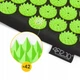 Коврик акупунктурный с валиком 4FIZJO Classic Mat XL Аппликатор Кузнецова Black/Green (P-5907222931769) - изображение 11