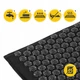 Коврик акупунктурный с подушкой 4FIZJO Eco Mat Аппликатор Кузнецова Black/Black (P-5907739312563) - изображение 9