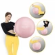 Мяч для фитнеса (фитбол) 4FIZJO 65 см Anti-Burst Pink (P-5907739317384) - изображение 11