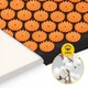 Коврик акупунктурный с валиком 4FIZJO Classic Mat XL Аппликатор Кузнецова Black/Orange (P-5907222931776) - изображение 9