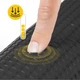 Массажный ролик 4FIZJO CARE+ EVA 45 x 15 см (валик, роллер) Black (P-5907739310736) - изображение 4