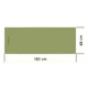Килимок спортивний Cornix PU 183 x 68 x 0.4 см для йоги та фітнесу XR-0321 Green - зображення 17