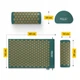 Килимок акупунктурний з валиком 4FIZJO Classic Mat Аплікатор Кузнєцова Navy Green/Gold (P-5907739313300) - зображення 8