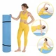 Коврик (мат) спортивный 4FIZJO TPE Gigant 200 x 125 x 2 см для йоги и фитнеса Sky Blue (P-5907739318985) - изображение 2