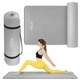 Коврик (мат) спортивный 4FIZJO NBR 180 x 60 x 1 см для йоги и фитнеса Grey (P-5907739317087) - изображение 1