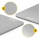 Коврик (мат) спортивный 4FIZJO NBR 180 x 60 x 1.5 см для йоги и фитнеса Grey (P-5907739311214) - изображение 2