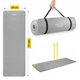 Коврик (мат) спортивный 4FIZJO NBR 180 x 60 x 1.5 см для йоги и фитнеса Grey (P-5907739311214) - изображение 5
