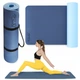 Коврик (мат) спортивный 4FIZJO TPE 180 x 60 x 1 см для йоги и фитнеса Blue/Sky Blue (P-5907739317094) - изображение 1