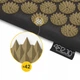 Килимок акупунктурний з валиком 4FIZJO Classic Mat Аплікатор Кузнєцова Black/Gold (P-5907739314987) - зображення 2