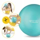 М'яч для пілатесу, йоги, реабілітації 4FIZJO 22 см Mint (P-5905973404877) - зображення 6