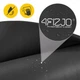Коврик (мат) спортивный 4FIZJO NBR 180 x 60 x 1.5 см для йоги и фитнеса Black (P-5907222931592) - изображение 2