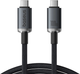 Кабель Baseus Crystal Shine USB Type-C - USB Type-C 1.5 м 100 Вт Black (AT6932172657994) - зображення 1