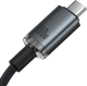 Кабель Baseus Crystal Shine USB Type-C - USB Type-C 1.5 м 100 Вт Black (AT6932172657994) - зображення 3