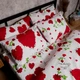 Комплект постільної білизни Moon&Star Бязь Gold Люкс Scarlet Romance Полуторний 143х210 наволочки 4х70х70 (MS-820009784) - зображення 4