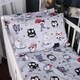 Наволочка MirSon Бязь Kids Time 17-0672 Silver Owlets 50х70 см (2200010183825) - изображение 1