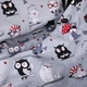 Наволочка MirSon Бязь Kids Time 17-0672 Silver Owlets 50х70 см (2200010183825) - изображение 5