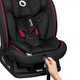Дитяче автокрісло Lionelo AART I-SIZE 50,5 х 45,5 х 57-75 см - чорно-червоне - изображение 6