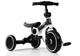 Rower na pedały biegowy LEAN Toys trójkołowy czarno-biały (5903802452686) - obraz 2