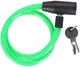 Велозамок с ключом Dunlop Cable Lock Салатовый (dn-lock-lm) - изображение 1