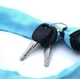 Велозамок ланцюговий з ключем Dunlop Chain Lock Блакитний (dn-cl-bl) - зображення 2