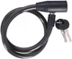 Велозамок з ключем Dunlop Cable Lock Чорний (dn-lock-bk2) - зображення 1