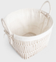 Kosz do przechowywania Homla Temira 35 x 25 x 33 cm Biały (5906496736643) - obraz 3