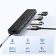 Hub USB Ugreen CM219 4-in-1 USB 3.0 to 4xUSB 3.0 Black (6941876235742) - obraz 4