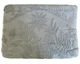 Простирадло махрове жакардове Parisa Home Premium 150х200 щільність 470 г/м2 сіре - зображення 1