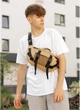 Большая мужская поясная сумка бананка из экокожи SAMBAG Бежевая (861038721) - изображение 2