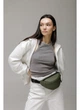 Женская сумка бананка на пояс из экокожи SAMBAG Зеленый хаки (784024815) - изображение 4