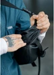 Большая мужская поясная сумка бананка из экокожи SAMBAG Черная (857038721) - изображение 5