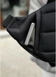 Велика тканинна жіноча поясна сумка бананка SAMBAG Чорна (872038721) - зображення 8