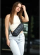 Женская тканевая поясная сумка бананка SAMBAG Черный принт (922038617) - изображение 1