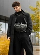Велика чоловіча поясна сумка бананка з екошкіри SAMBAG Графітова (859038721) - зображення 2