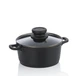 Каструля з кришкою Kela Atura 15169 16 см 1 л чорна 5087598 - зображення 1