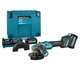 Акумуляторна кутова шліфмашина Makita X-Lock XGT 40 V Max GA041GM201 в MakPac 4 с 2 акб 40V 4.0Ah и з/у DC40RA (GA041GM201) - зображення 1