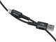 Кабель Acefast C4-02 USB Type-A to Lightning 1.8 м Black (6974316281313) - зображення 4