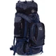 Рюкзак туристический 2в1 V-90 л 70x40x25см 30x20x12см COLOR полиэстер нейлон черно-синий LIFE 159 - изображение 7