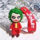 Брелок Джокер гумовий об'ємний Joker DC на рюкзак, на ключі підвіска - зображення 1
