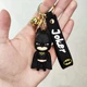 Брелок Бэтмен резиновый объемный Batman DC на ключе, на рюкзак подвеска - изображение 2