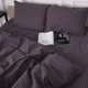 Простынь MirSon Бязь 17-0603 Stripe Violet 220x240 см (2200008051075) - изображение 2