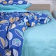 Простынь MirSon Ranforce Elite 17-0238-1 Nivesl Синяя King Size 220x240 см 100% Хлопок (2200008615932) - изображение 1