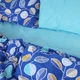 Простынь MirSon Бязь 17-0238-1 Nivesl Синяя King Size 220x240 см 100% Хлопок (2200008615673) - изображение 3