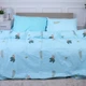 Простынь MirSon Ranforce Elite 17-4736 Green leaves 220x240 см (2200008926403) - изображение 2