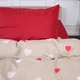 Простынь MirSon Ranforce Elite 17-4750 Multicolored hearts 220x240 см (2200008933692) - изображение 4