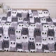 Простынь MirSon Ranforce Elite 17-0635 Кот Батон Серый 220x240 см (2200009376375) - изображение 3