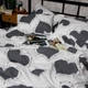 Комплект постільної білизни Moon&Star Бязь Gold Люкс Grey Love Сімейні 160х220х2 наволочки 4х70х70 (MS-820009379) - зображення 6