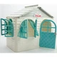 Ігровий Будиночок зі шторками Doloni Toys 02550/15 Біло-Бірюзовий - зображення 2